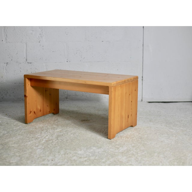 Pine Coffee Table by Charlotte Perriand for Les Arcs, France, 1960s For Sale - Image 14 of 17