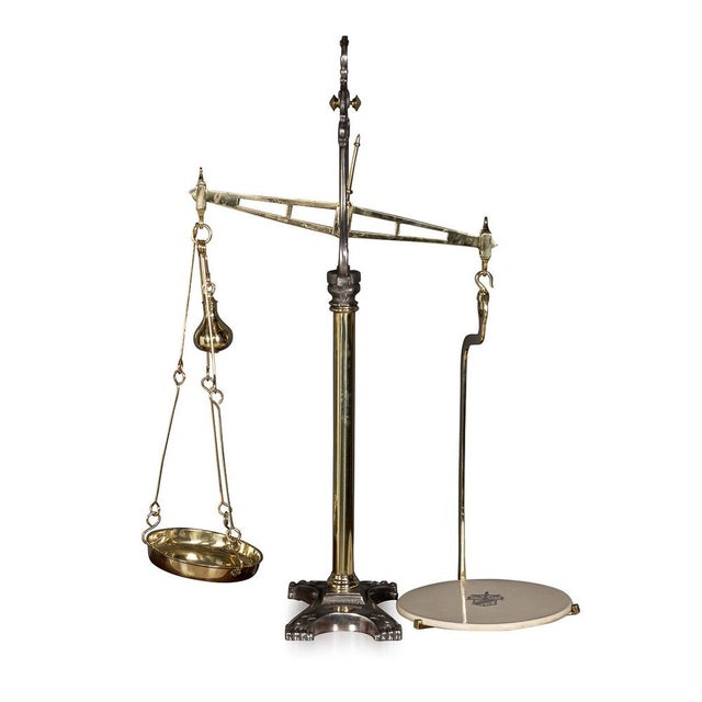 19th Century Victorian Weighing Scales by J White & Son., 1880s For Sale - Image 17 of 17