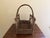 Brown Vintage Rustic Twig Magazine Holder With Arched Handle For Sale - Image 8 of 8