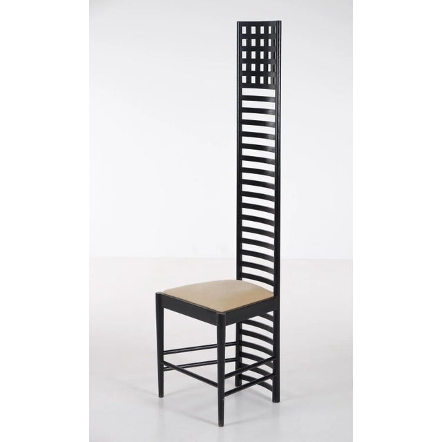 1970s Hill House Chair attributed to Charles Rennie Mackintosh, 1970s For Sale - Image 5 of 11
