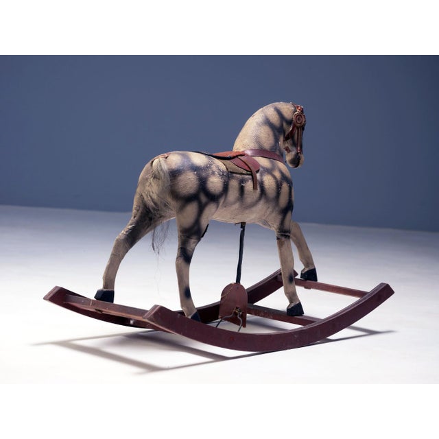 The rocking horse originates from the 1940s and reflects traditional Czechoslovak craftsmanship of the period. It features...