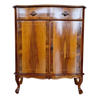 Small Vintage Wooden Sideboard For Sale