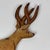 Vintage Pair of Rustic Wood Cutout & Painted Prancing Dears, Wall Art For Sale - Image 9 of 10