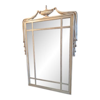 1990s Neoclassical Louis XVI–style Trumeau Mirror For Sale