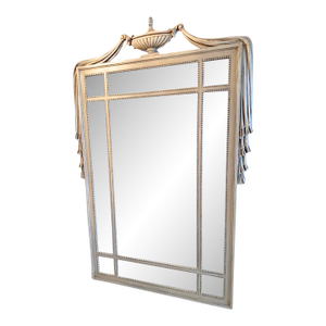 1990s Neoclassical Louis XVI–style Trumeau Mirror