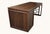 Modernist Sculptural Walnut Desk With Asymmetrical Geometric Base For Sale - Image 17 of 17