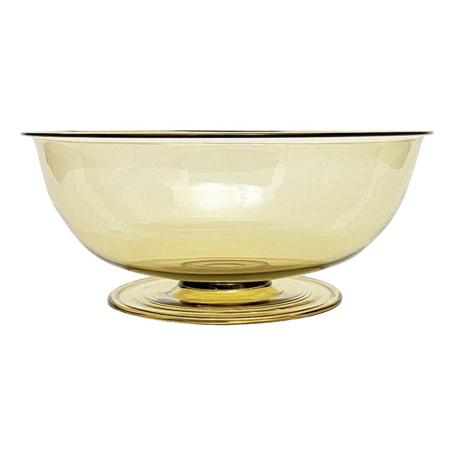 Murano Glass Bowl attributed to Vittorio Zecchin for Cappellin & Venini, 1930s For Sale