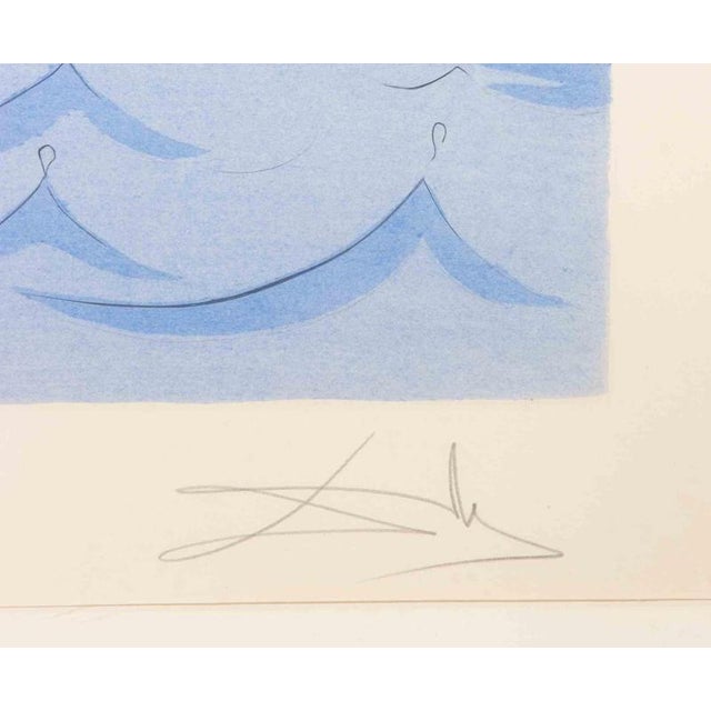 Zebulun, Edition 75/195, 1973, Etching and Drypoint For Sale - Image 4 of 5