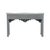Contemporary Kensington Raffia Console - Blue Gray For Sale - Image 3 of 5