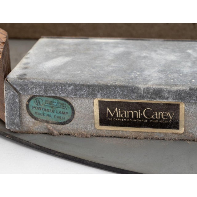 Mid 20th Century Miami-Carey Circular Vanity Mirror For Sale - Image 5 of 5