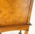 1940s Burl Wood Biedermeier Dressing Table Mirror Matching Chair Cane Seat - A Pair For Sale - Image 5 of 12