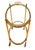 Maison Jansen Maison Jansen Attributed Brass Bar Cart Vintage French Mid-Century Modern Hollywood Regency For Sale - Image 4 of 13