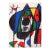 Joan Miro Original Lithograph V2-5 Mourlot 1975 For Sale