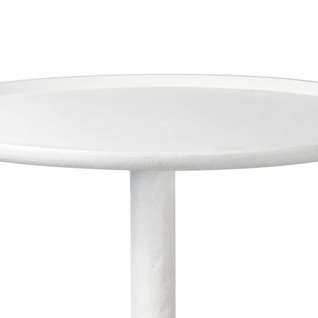 Traditional Regina Andrew Hope Aluminum Table, White For Sale - Image 3 of 7