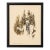 John Muir “Among His Beloved Giant Sequoias” Framed Print | Conservationist Wall Art | 12” W X 14.5” H For Sale
