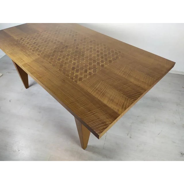 Extendable Table in Marquetry, 1950s For Sale - Image 13 of 18