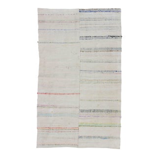 Vintage Modern Turkish Rag Rug - 5'5" x 9' For Sale