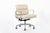 Cream Eames for Herman Miller Tan Cream Office Chairs in Schumacher Vegan Leather For Sale - Image 8 of 11