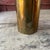 1960s Vintage Brass Fluted Vase 9"x5" India Handmade Decorative Accent For Sale - Image 5 of 11