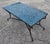 Cerulean 44" Rectangular Handmade Moroccan Petrol Blue Mosaic Coffee Table For Sale - Image 8 of 8