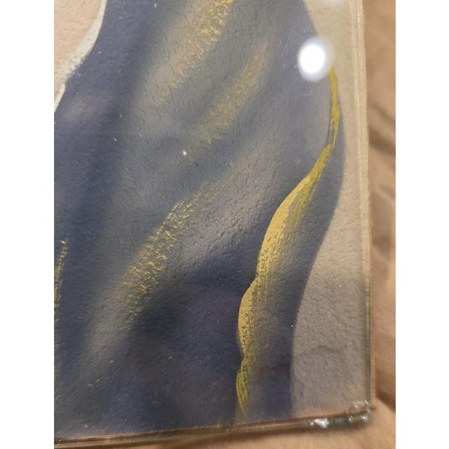 Ted Mundorff Vintage Floral Hawaiian Air Brush on Board Bird of Paradise 12 X 10 C1950 For Sale In Sacramento - Image 6 of 18