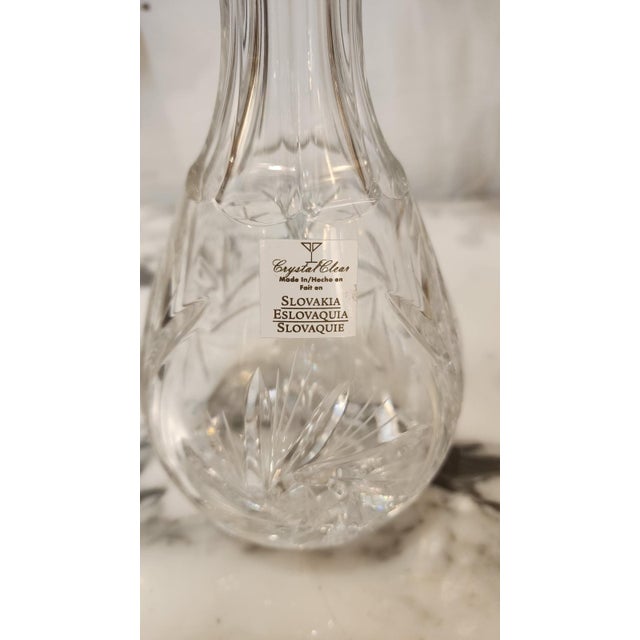 Early 20th Century Slovakia Waterford Crystal Decanter For Sale - Image 4 of 8