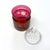Cranberry Lidded Glass Storage Container Curation - Group of 3 For Sale In Miami - Image 6 of 12