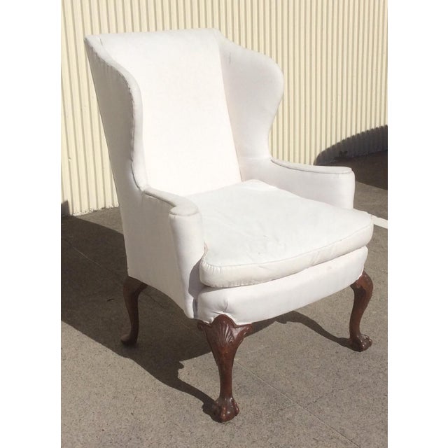 White American Wingback Chair Chairish