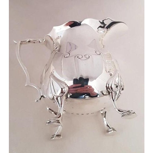 Arts and Crafts Sterling Silver Coffee Service from James Deakin & Sons, 1927, Set of 3 For Sale - Image 10 of 18