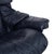 Animal Skin Set of Black Leather Reno Recliner and Ottoman with Manual Function from Stressless For Sale - Image 7 of 18