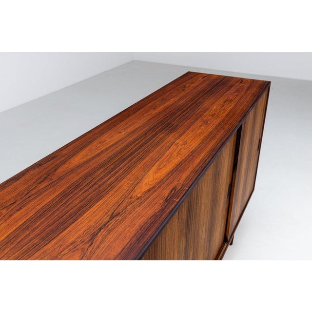 Rosewood Sideboard with Metal Legs, Denmark, 1960 For Sale - Image 11 of 18