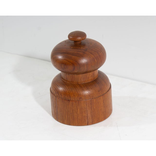 Mid-Century Modern Jens Quistgaard Dansk Teak Model 1616 Small Mushroom For Sale - Image 3 of 8