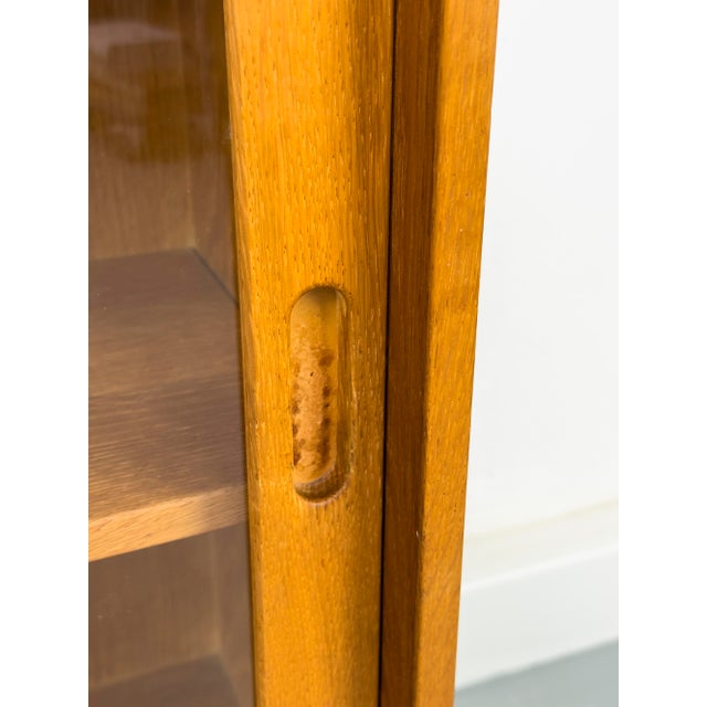 Danish Oak Display Case from Brouer, 1960s For Sale - Image 6 of 18