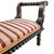 Late 19th Century Jacobethan Revival Miniature Striped Spool Bench For Sale - Image 4 of 18