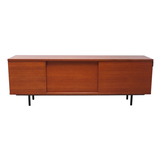 Minimalist Teak Sideboard by Hans Konëcke for Tecta, 1960s For Sale