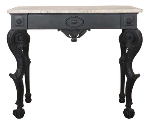Italian Painted Console Table