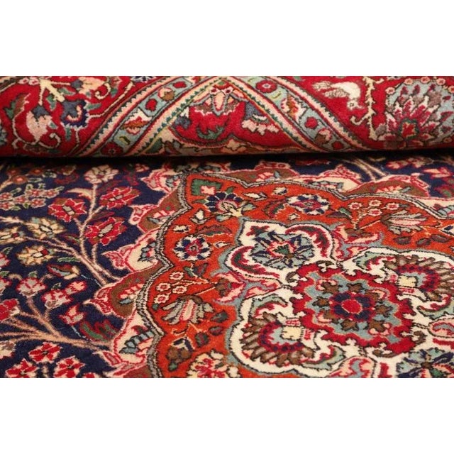 Middle Eastern Hand-Knotted Tabriz Rug For Sale - Image 10 of 11