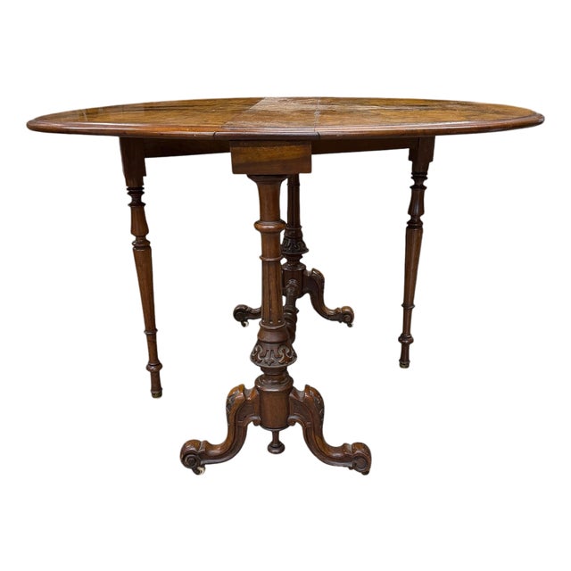 Antique Victorian Sutherland Table Circa 1860 - 1880 For Sale