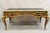 Vintage French Louis XV Style Figural Bronze Ormolu Leather Top Bureau Plat Writing Desk. Item features a large impressive...