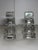Vintage Miller Rogaska Crystal Geometric Bookends – Pair For Sale - Image 4 of 9