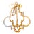 Aldrich 4 Light Chandelier in Gilded Gold. For Sale