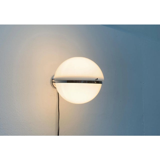Mid-Century Italian Space Age Ball Wall Sconce from Guzzini For Sale - Image 15 of 18
