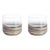 Lucia Smoky Glass Hurricanes, Set of 2 For Sale