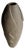 Les Dunes Sculptural Small Vase in Glazed Stoneware by Thalia Dalecky For Sale
