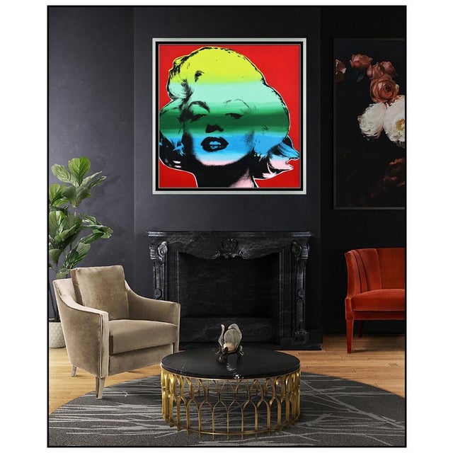Message us to inquire about custom framing options! (Included for free with every purchase) The artwork here, "Marilyn...