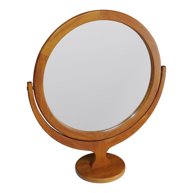 Large Table Top Mirror by Petersen and Hansen For Sale