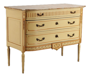 Neoclassical Style Lacquered Chest of Drawers