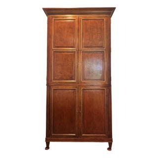 Vintage Baker Furniture Mahogany Armoire For Sale