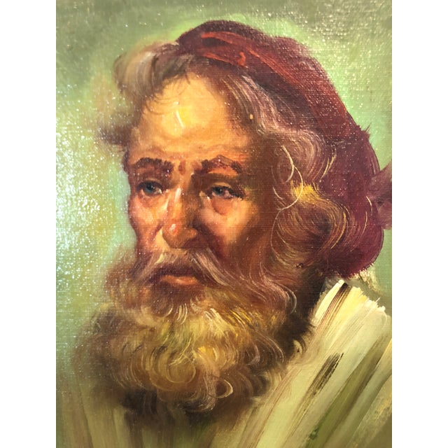 Textile Mid 20th Century Oil on Canvas by Artist W. Dawson For Sale - Image 7 of 10