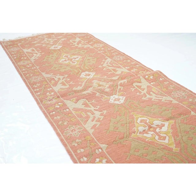 Beige Sumak Runner 2'6'' X 8' For Sale - Image 8 of 10